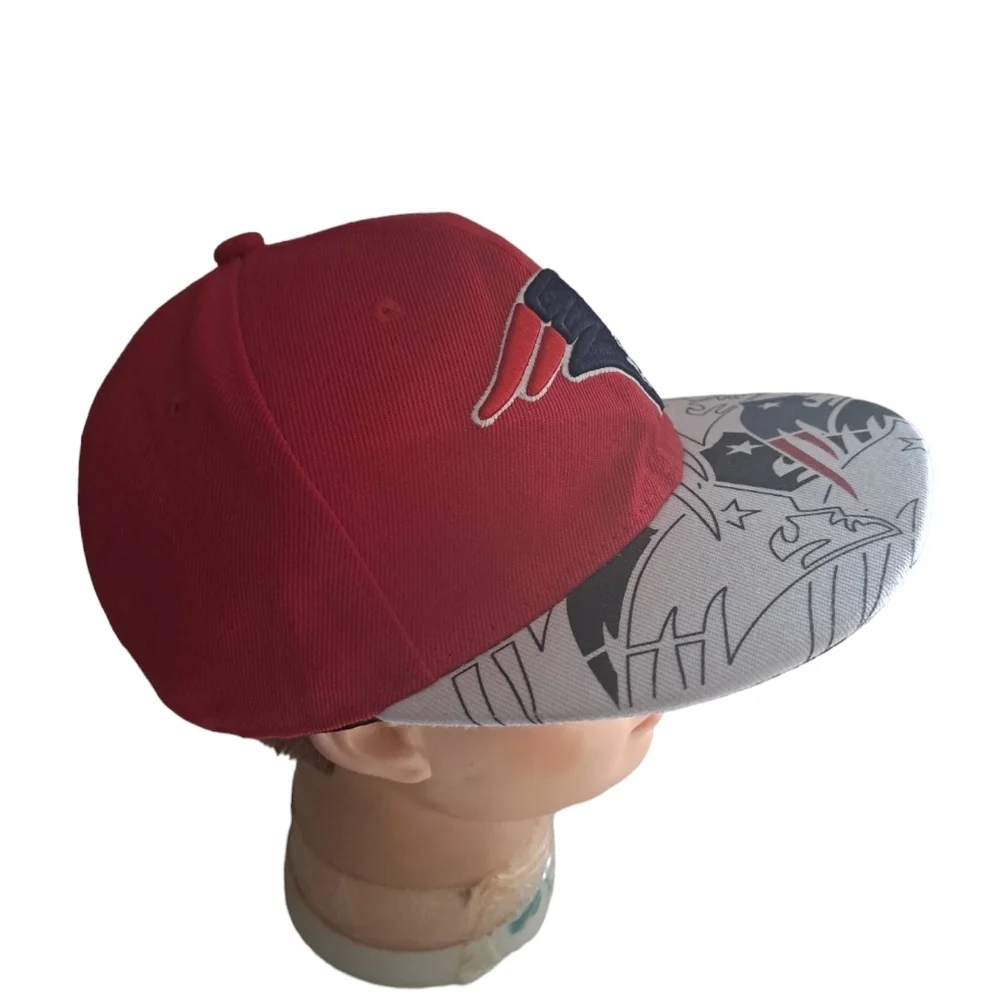 General Merchandise NEW ERA FITS NFL PATRIOTS adjustable cap hat snap back red - Picture 5 of 7